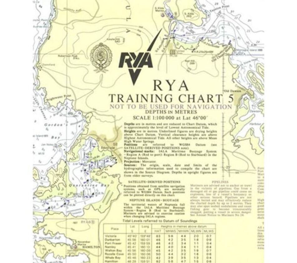 Chartwork for Day Skipper Navigation theory